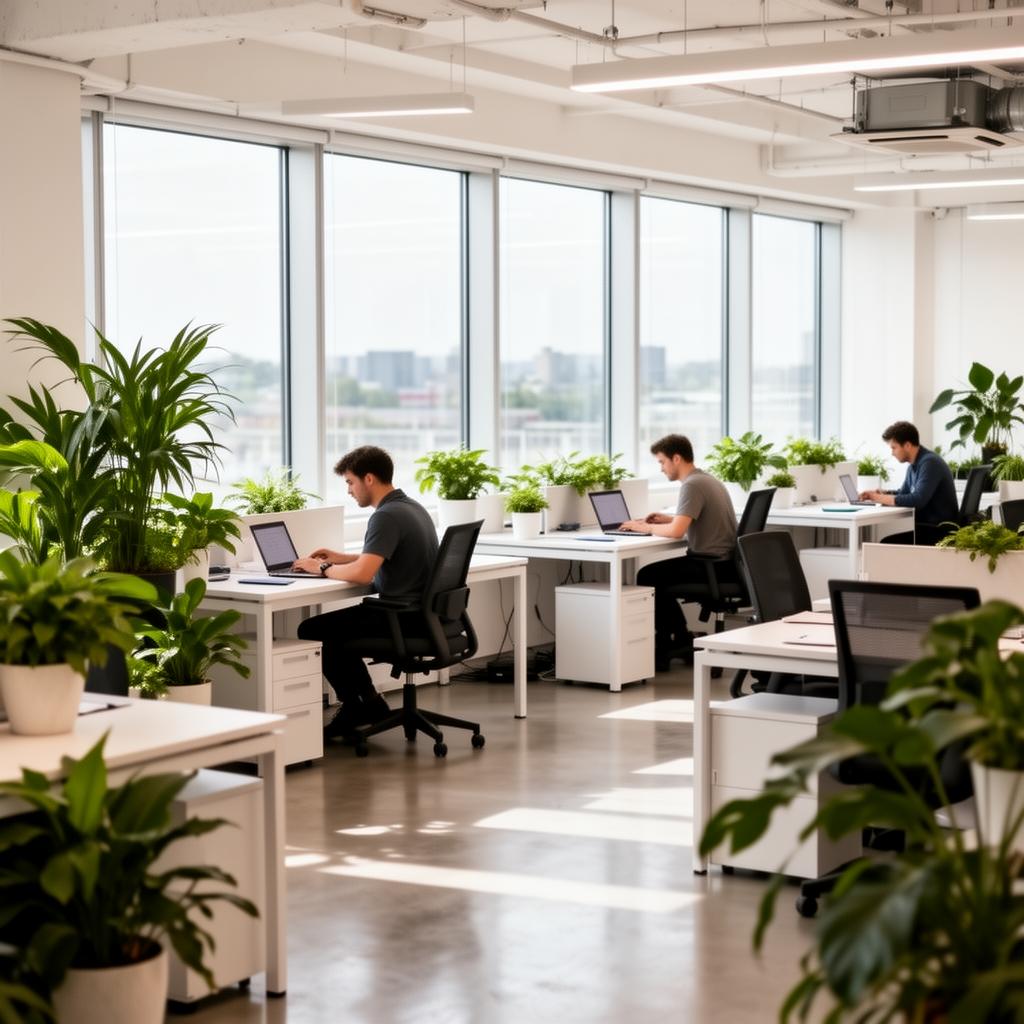 The Climate Control Benefits advisor team in a bright modern office